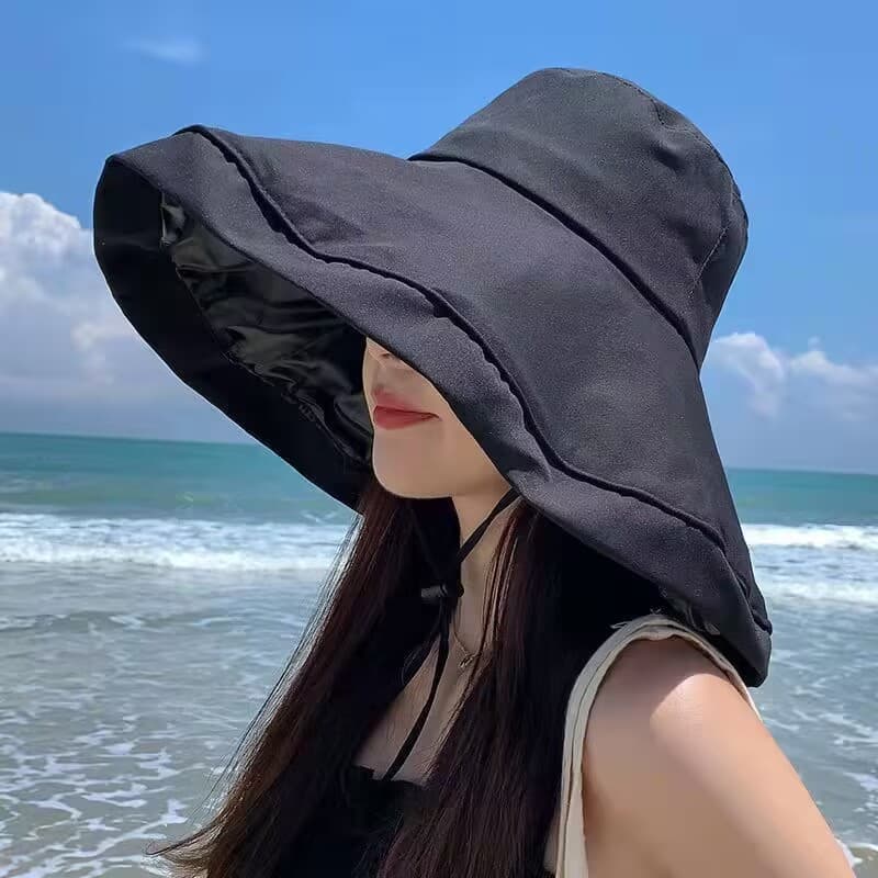 アウトドア 帽子 ハット 海辺の日差しガード つば広ハット
