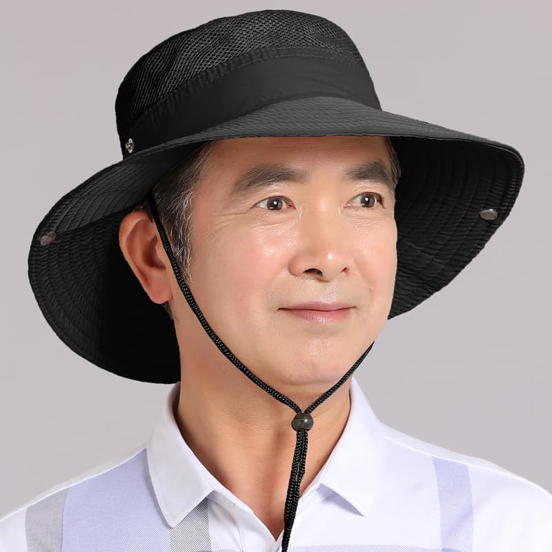 アウトドア 帽子 ハット 涼風メッシュサファリハット