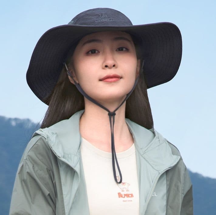 アウトドア 帽子 ハット 日除け通気メッシュ冒険家ハット