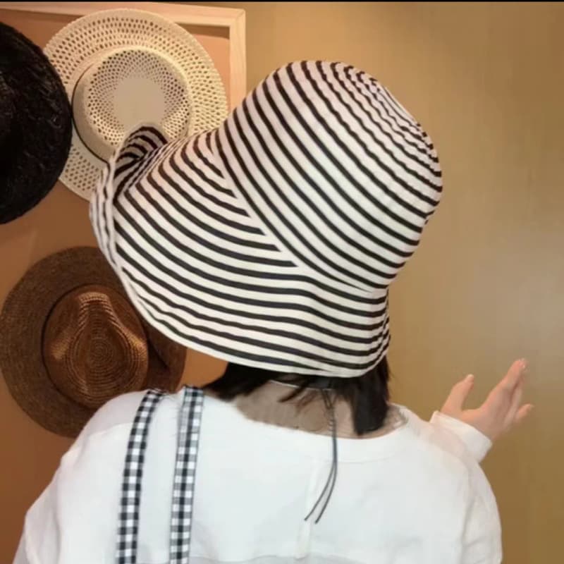 アウトドア 帽子 ワイドリム ボーダーハット