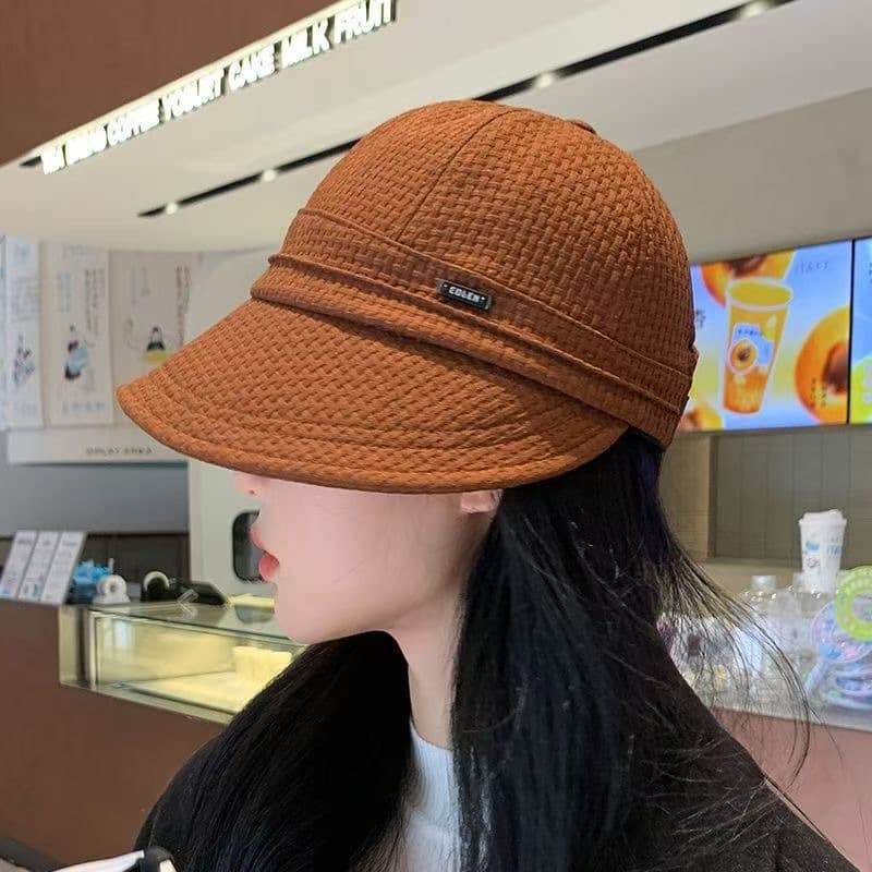 アウトドア 帽子 シンプル素材感バケットハット