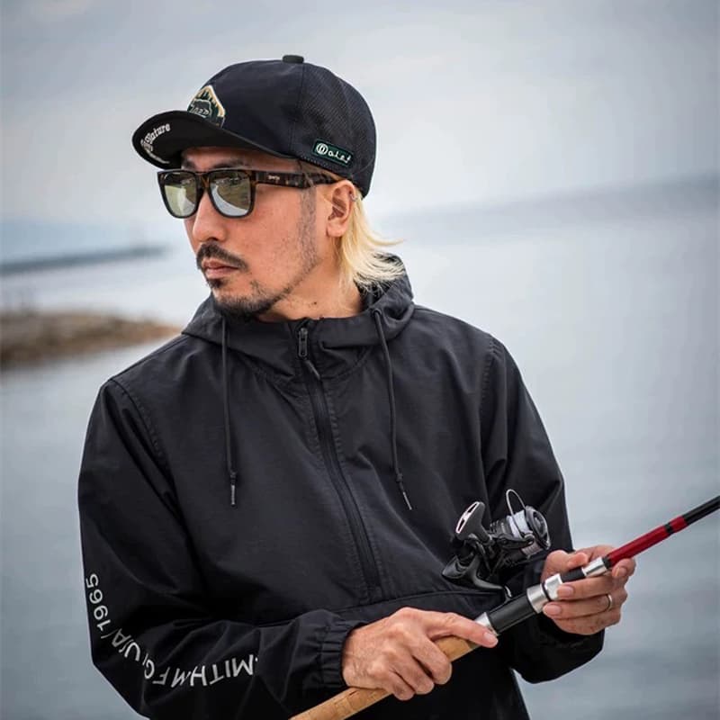 アウトドア 帽子 山岳風景メッシュキャップ