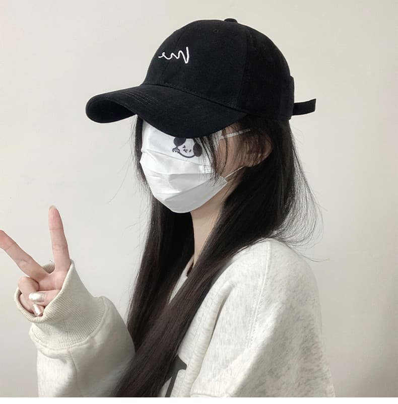 アウトドア 帽子 シンプル刺繍デザイン調節可能野球帽