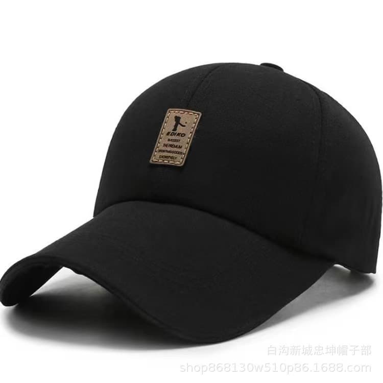 アウトドア 帽子 シンプル革タグ アウトドアキャップ