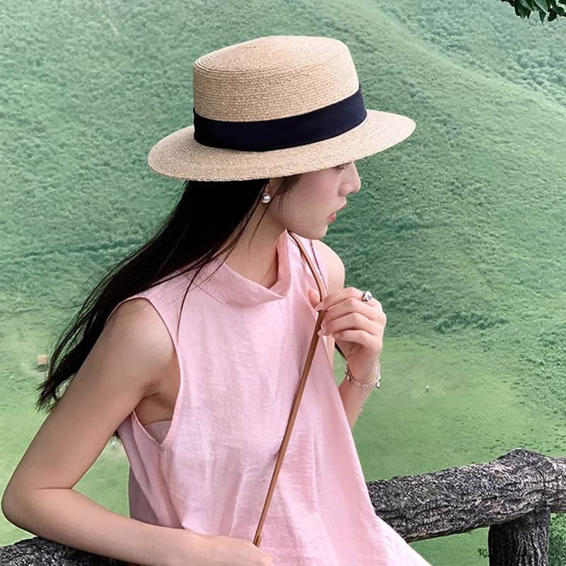 アウトドア 帽子 麦わら帽子 女性用 日除け 熱中症対策 小顔効果